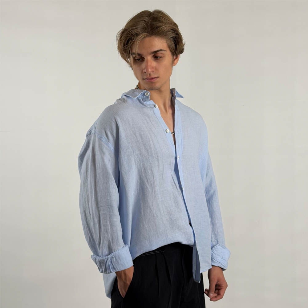 پیراهن لینن گیاهی Giesto - Image 2